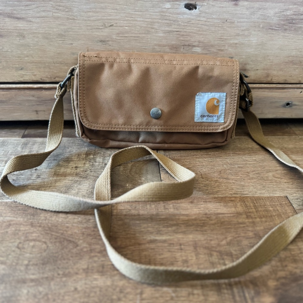 Carhartt Brown Crossbody Bag. Like New